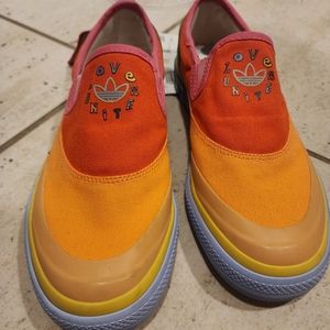 Adidas Nizza Slip On Pride Rainbow Sneaker